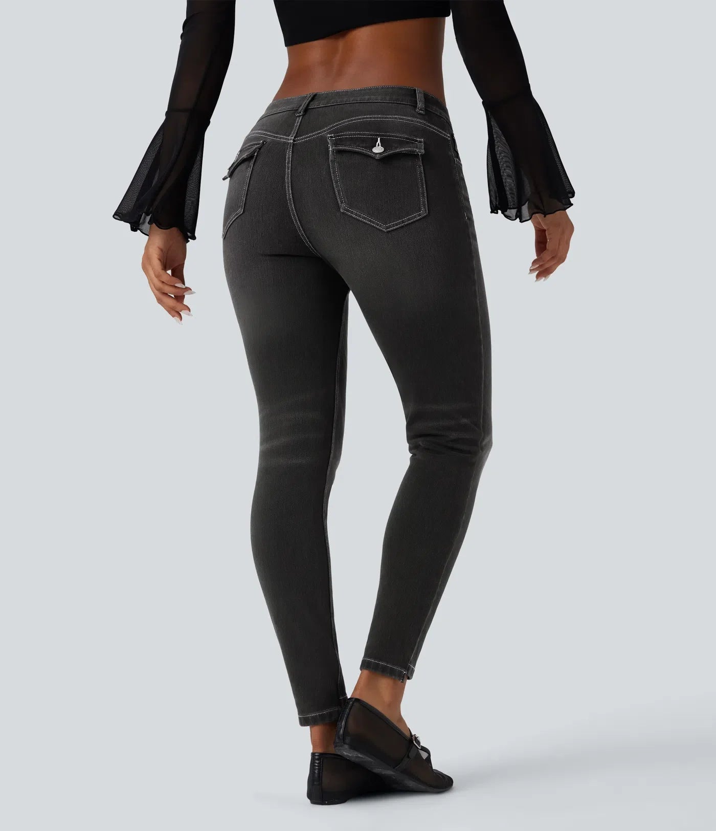 Jean Sculptant Luvaparis Flex™ – Coupe Slim, Taille Basse