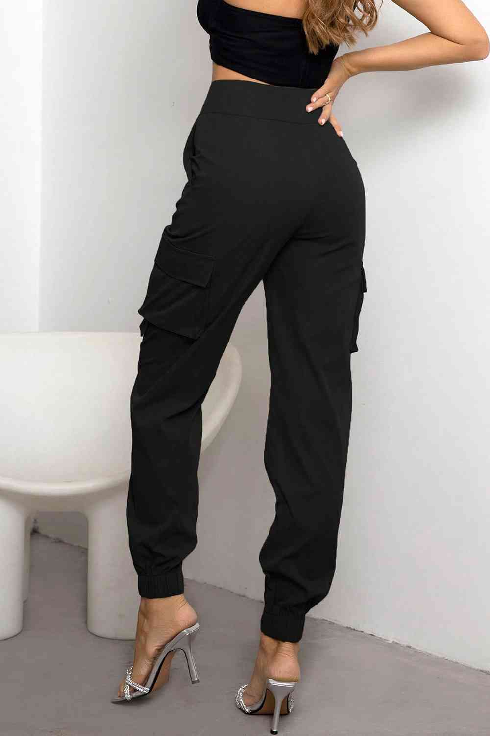 Aurélie™ – Pantalon cargo taille haute pour femme