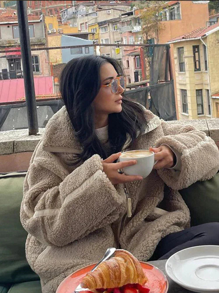 BNOIR | Veste Teddyfleece