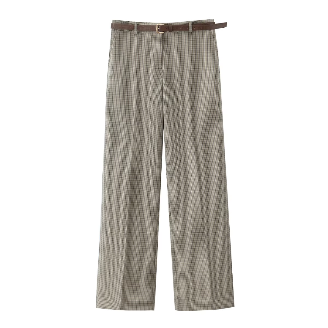 Aurélie™ | Pantalon Carreaux Classique