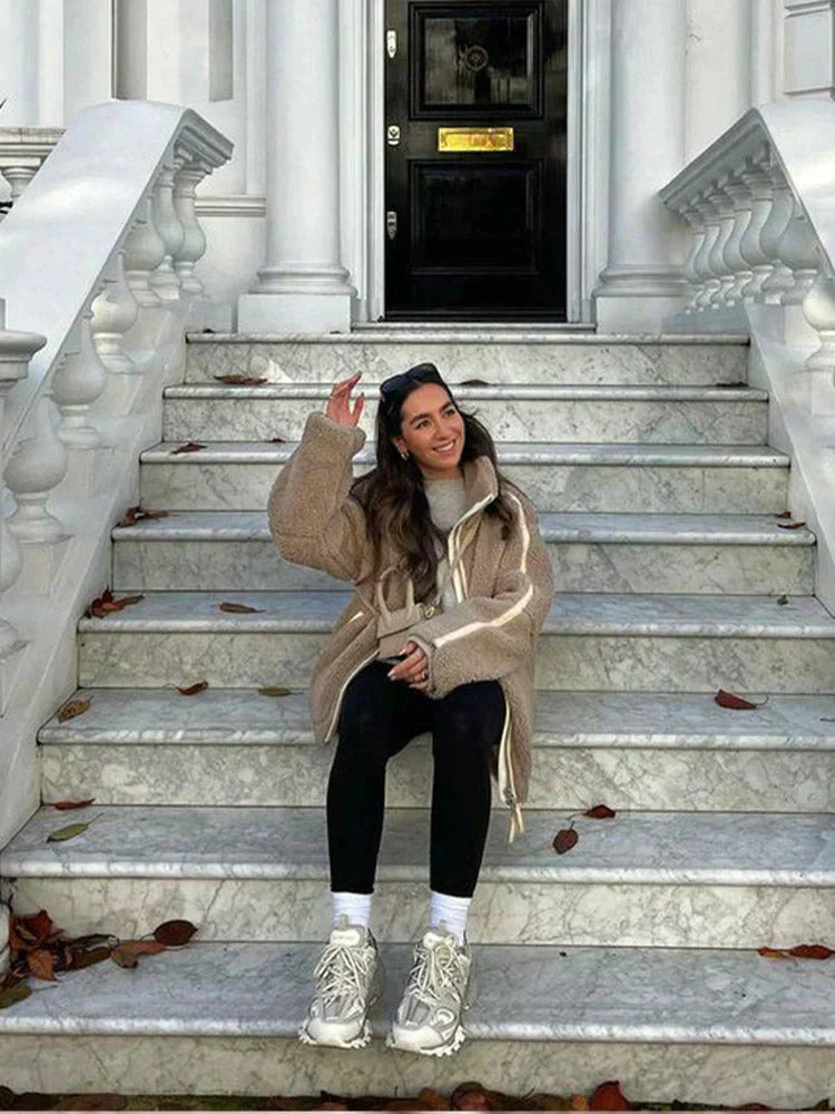 BNOIR | Veste Teddyfleece