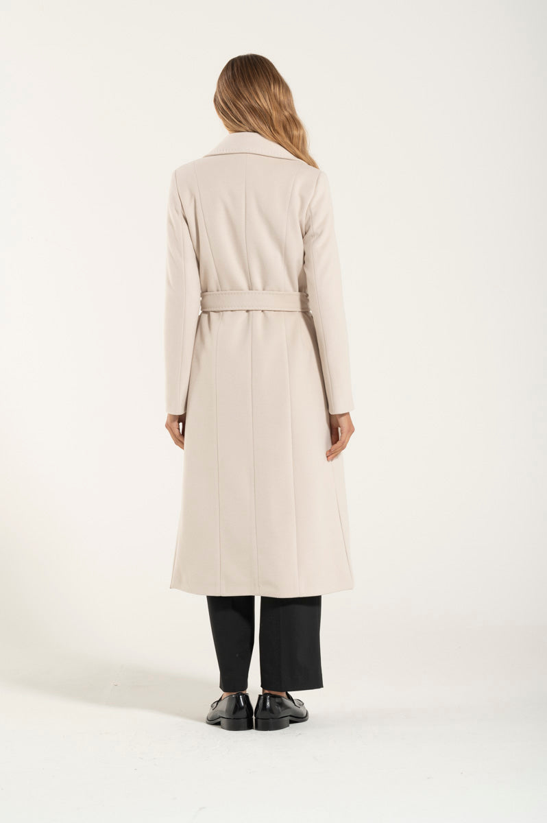 Cappotto di Lana Cream